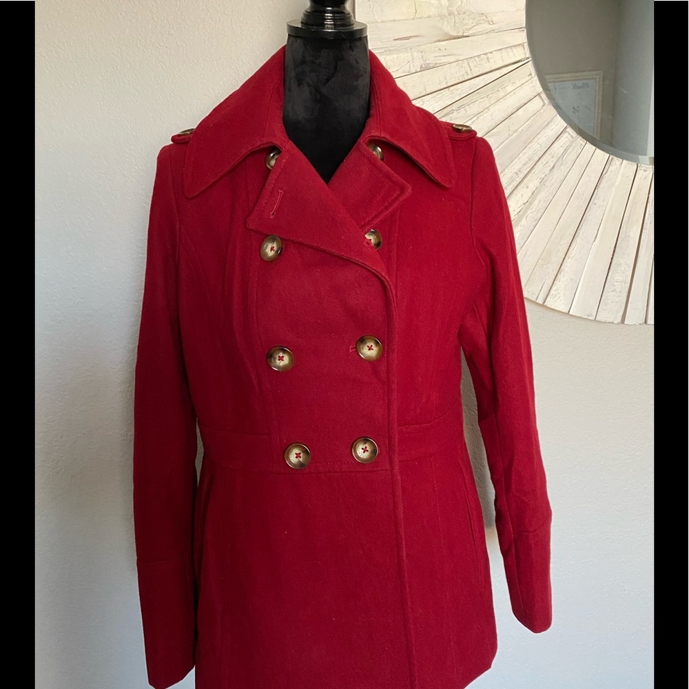Michael Kors Wool Coat-Euc- Medium - image 1